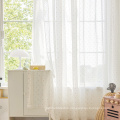 Children's Bedroom Decoration Embroidered Sheer Curtain